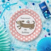 Persoonlijke worst Dog Dachshund Party Papieren Bordje (Feest)