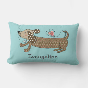 Persoonlijke worst Dog Dachshund Throw Cushion Kussen