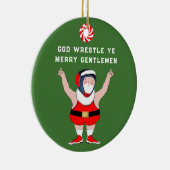 Persoonlijke worstelaar keramisch ornament (Rechts)
