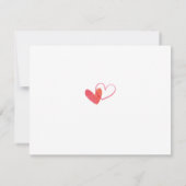 Persoonlijke xoxo Note Kaart Notitiekaartje (Achterkant)