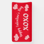 Persoonlijke XOXO Valentijnsdag Spandoek (Verticaal)