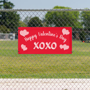 Persoonlijke XOXO Valentijnsdag Spandoek
