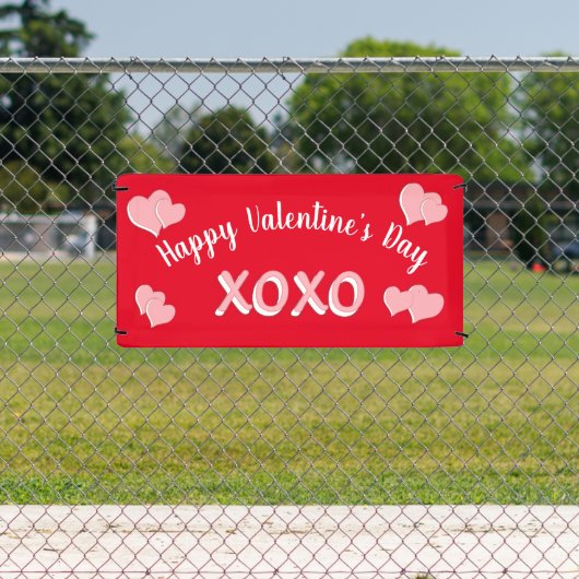Persoonlijke XOXO Valentijnsdag Spandoek (Insitu)