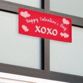 Persoonlijke XOXO Valentijnsdag Spandoek (Buitenkant Gebouw)