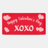 Persoonlijke XOXO Valentijnsdag Spandoek (Horizontaal)