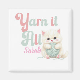 Persoonlijke Yarn it All-magneet Magneet