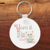 Persoonlijke Yarn it All sleutelhanger (Voorkant)