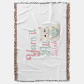 Persoonlijke Yarn it All Throw deken  (Voorkant Verticaal)