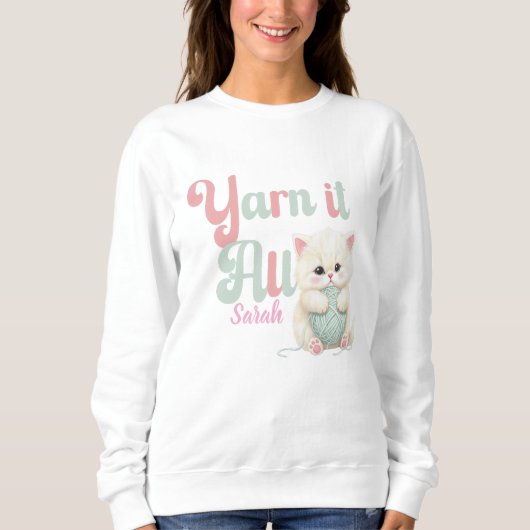 Persoonlijke Yarn it All-trui Trui (Voorkant)