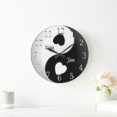 Persoonlijke Yin Yang Love Clock Grote Klok (Huis)
