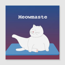 Persoonlijke Yoga Kat Magnetische Kaart