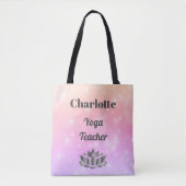 Persoonlijke Yoga-leraar Tote Bag (Voorkant)