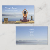 Persoonlijke Yoga-leraar Visitekaartje (Voorkant / Achterkant)