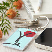 Persoonlijke Yoga-sleutelhanger Sleutelhanger (Voorkant Rechts)