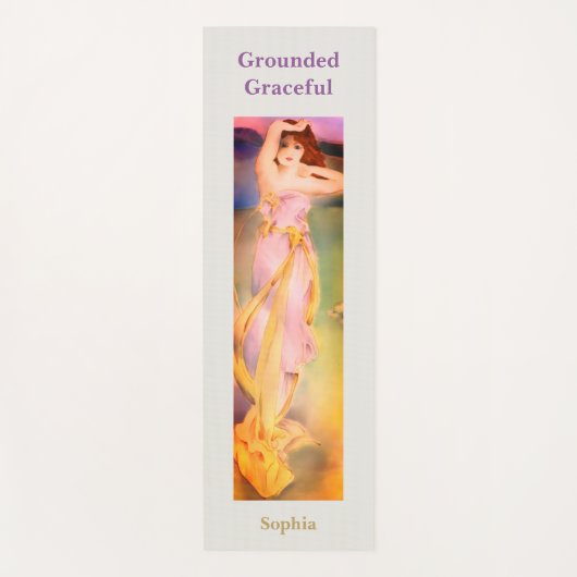 Persoonlijke Yogamat | Grounded Graceful Goddess (Voorkant)