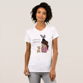 Persoonlijke Yorkie Mama T-Shirt (Voorkant volledig)