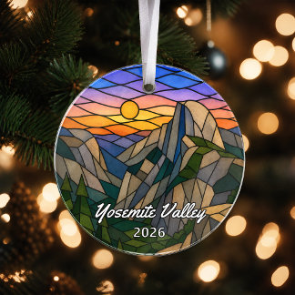 Persoonlijke Yosemite Valley Acryl Ornament, Cus Ornament