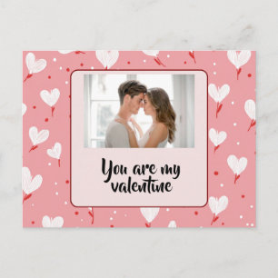 Persoonlijke You Are My Valentine Fotokaart Feestdagenkaart