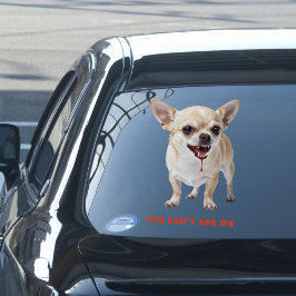 Persoonlijke You Can't See Me Chihuahua WWE Auto Raamsticker