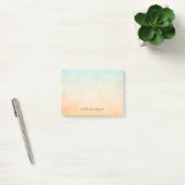 Persoonlijke Zachte Aquarel Achtergrond Post-it® Notes (Kantoor)