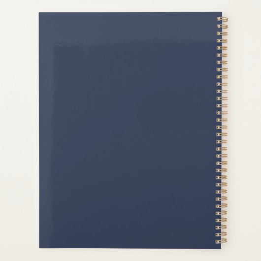 Persoonlijke Zachte Beginnen Planner Hoes (Achterkant)