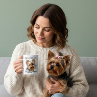 Persoonlijke zachte Browns Yorkshire Terrier mok