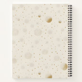 Persoonlijke Zachte Gouden Stip Minimalistische St Notitieboek (Achterkant)