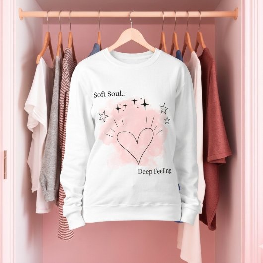 Persoonlijke zachte ziel vrouwen sweatshirt