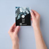 Persoonlijke zakelijke conferentie flyer (Hand)