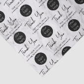 Persoonlijke zakelijke dank Logo Marmer Tissuepapier (Detail)