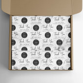 Persoonlijke zakelijke dank Logo Marmer Tissuepapier