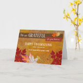 Persoonlijke zakelijke dankkaarten voor Thanksgivi Kaart (Gele Bloem)