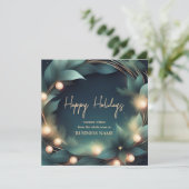 Persoonlijke zakelijke kerstkaart voor klanten (Staand voorkant)