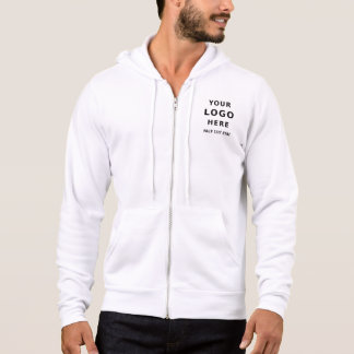 Persoonlijke zakelijke logo ontwerpsjabloon op hoodie