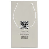 Persoonlijke Zakelijke Logo Promotie Klein Cadeauzakje (Achterkant)