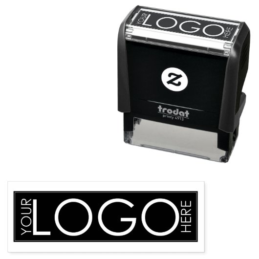 Persoonlijke Zakelijke Logo Promotionele Verpakkin Zelfinktende Stempel (In situ)