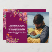 Persoonlijke Zalige Vaderdag kaart met foto (Voorkant / Achterkant)