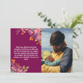 Persoonlijke Zalige Vaderdag kaart met foto (Staand voorkant)