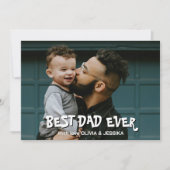 Persoonlijke Zalige Vaderdag kaart met foto (Voorkant)