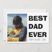 Persoonlijke Zalige Vaderdag kaart met foto (Voorkant)