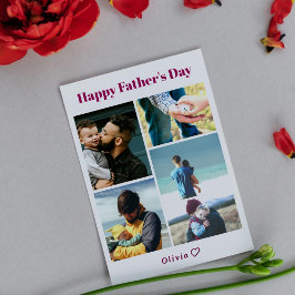 Persoonlijke Zalige Vaderdag kaart met foto