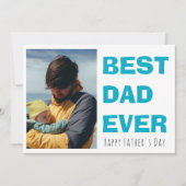 Persoonlijke Zalige Vaderdag kaart met foto (Voorkant)