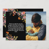 Persoonlijke Zalige Vaderdag kaart met foto (Voorkant / Achterkant)