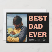 Persoonlijke Zalige Vaderdag kaart met foto (Voorkant)