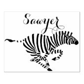 Persoonlijke Zebra Rubberstempel (Afrduk)