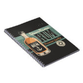 Persoonlijke Zeeman Rum Likeur Fles Retro Bord  Notitieboek (Rechterzijde)