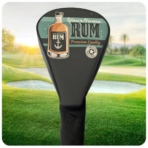 Persoonlijke Zeeman Rum Vloeibare Fles Retro Bord Golfheadcover