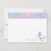 Persoonlijke zeemeermin briefkaart (Voorkant)