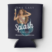 persoonlijke zeemeermin vrijgezellenstrandfeest blikjeskoeler (Voorkant)