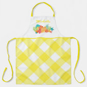 Persoonlijke zeeschelpen en Gingham Schort (Voorkant)
